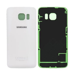 Samsung Galaxy S6 Edge G925F - Akkudeckel (White Pearl) - GH82-09602B Genuine Service Pack
