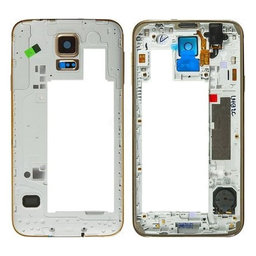 Samsung Galaxy S5 G900F - Mittlerer Rahmen (Copper Gold)