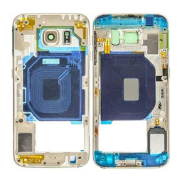 Samsung Galaxy S6 G920F - Mittlerer Rahmen (Gold Platinum) - GH96-08583C Genuine Service Pack
