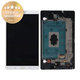 Samsung Galaxy Tab S 8.4 T705 - LCD Display + Touchscreen Front Glas + Rahmen (Dazzling White) - GH97-16095A Genuine Service Pack