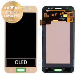 Samsung Galaxy J5 J500F - LCD Display + Touchscreen Front Glas (Gold) - GH97-17667C Genuine Service Pack