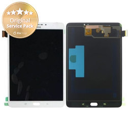 Samsung Galaxy Tab S2 8.0 WiFi T710 - LCD Display + Touchscreen Front Glas (White) - GH97-17697B Genuine Service Pack