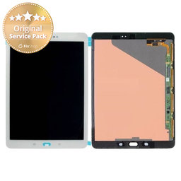 Samsung Galaxy Tab S2 9.7 T810, T815 - LCD Display + Touchscreen Front Glas (White) - GH97-17729B Genuine Service Pack