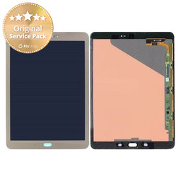 Samsung Galaxy Tab S2 9.7 T810, T815 - LCD Display + Touchscreen Front Glas (Gold) - GH97-17729C Genuine Service Pack