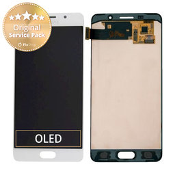 Samsung Galaxy A5 A510F (2016) - LCD Display + Touchscreen Front Glas (Weiss) - GH97-18250A Genuine Service Pack