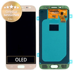 Samsung Galaxy J5 J530F (2017) - LCD Display + Touchscreen Front Glas (Gold) - GH97-20738C, GH97-20880C Genuine Service Pack