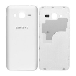 Samsung Galaxy J3 J320F (2016) - Akkudeckel (White) - GH98-39052A Genuine Service Pack