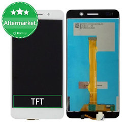 Huawei Y6 - LCD Display + Touchscreen Front Glas (White) TFT