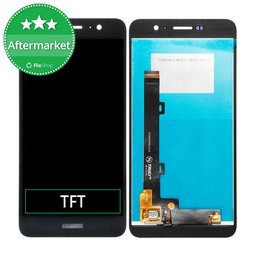 Huawei Y6 Pro - LCD Display + Touchscreen Front Glas (Black) TFT