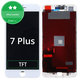 Display für iPhone 7 Plus, White, Touchscreen-Glas mit Rahmen