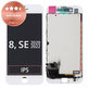 Display für iPhone 8, SE (2020), SE (2022), White, Touchscreen-Glas mit Rahmen, Refurbished