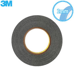 3M - Doppelseitiges Klebeband - 2mm x 50m (Schwarz)