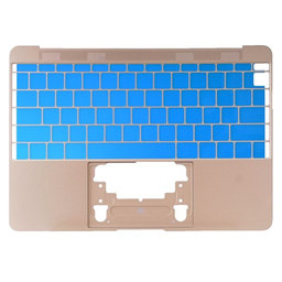 Apple MacBook 12" A1534 (Early 2015) - Oberer Rahmen Tastatur US (Gold)