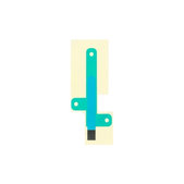 Nokia 5 - Akku Batterie Klebestreifen Sticker (Adhesive) - MEND184004B Genuine Service Pack
