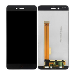 Nubia Z11 mini S - LCD Display + Touchscreen Front Glas (Black) TFT