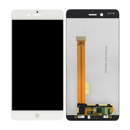Nubia Z11 mini S - LCD Display + Touchscreen Front Glas (White) TFT