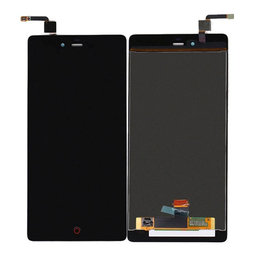 Nubia Z9 Max - LCD Display + Touchscreen Front Glas (Black) TFT