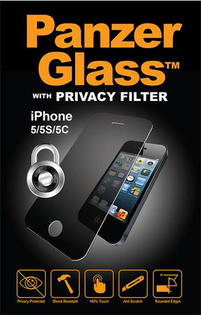 PanzerGlass - Panzerglas Privacy Standard Fit für iPhone 5 / 5c / 5s / SE, transparent