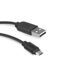 SBS - Micro-USB / USB Kabel (2m), schwarz