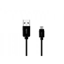 SBS - USB-C / USB Kabel (1.5m), schwarz