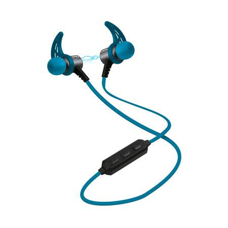 SBS - Kabellose Sport-Kopfhörer, blau