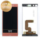Sony Xperia XZ1 Compact G8441 - LCD Display + Touchscreen Front Glas (Twilight Pink) - 1310-2241 Genuine Service Pack
