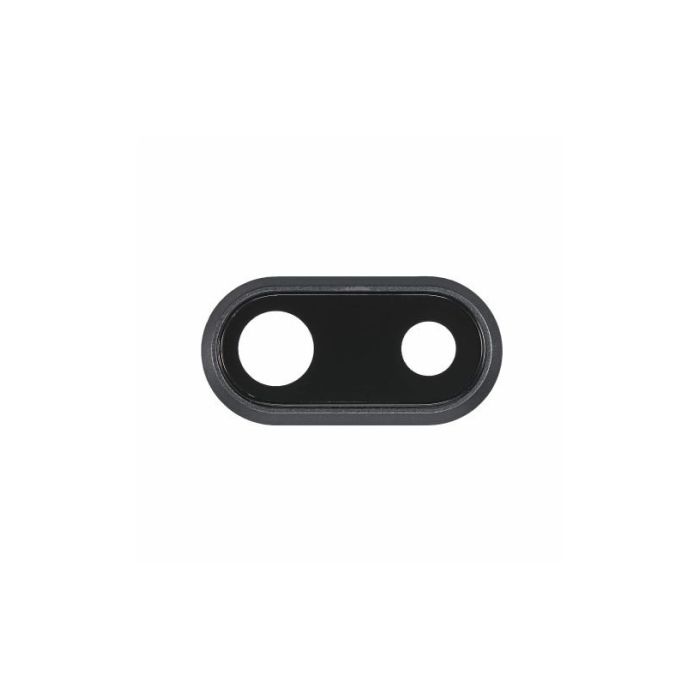 Apple iPhone 8 Plus - Rückfahrkameraglas mit Rahmen (Space Gray)