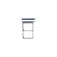 Nokia 3 - SIM Steckplatz Slot (Tempered Blue) - MENE152010A Genuine Service Pack