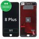 Display für iPhone 8 Plus, Black, Touchscreen-Glas mit Rahmen