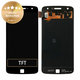 Motorola Moto Z Play XT1635-02 - LCD Display + Touchscreen Front Glas (Black) - 01019104003W Genuine Service Pack