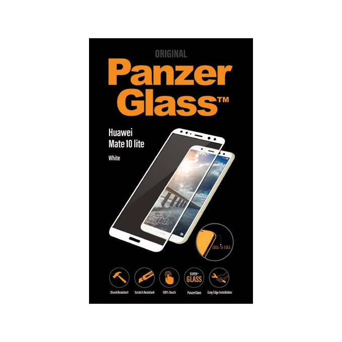 PanzerGlass - Panzerglas für Huawei Mate 10 lite, weiß