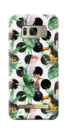 iDeal of Sweden - Fashion-Hülle für Samsung Galaxy S8, Farbthema mit tropischen Punkten
