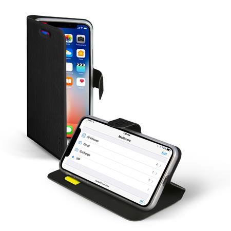 SBS - Book Sense Fall für iPhone X, XS und 11 Pro, schwarz