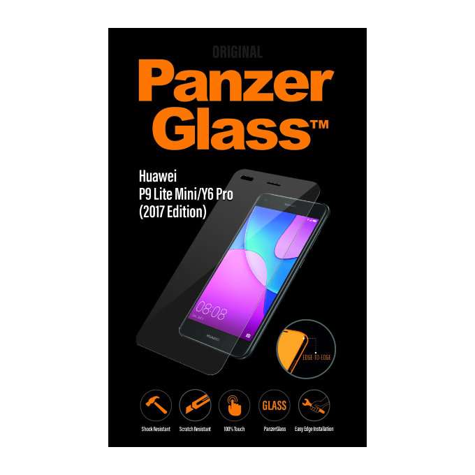 PanzerGlass - Gehärtetes Glas für Huawei P9 Lite Mini und Y6 PRO, transparent