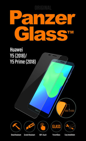 PanzerGlass - Gehärtetes Glas für Huawei Y5 (2018), Y5 Prime (2018), transparent