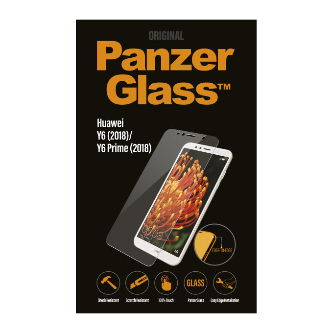 PanzerGlass - Panzerglas für Huawei Y6 (2018), transparent