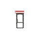Huawei P9 Lite Mini, Y6 Pro (2017) - SIM + SD Steckplatz Slot (Red)
