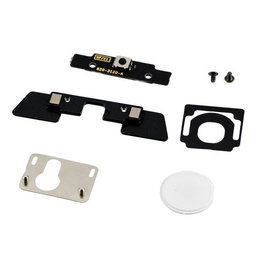 Apple iPad 2, iPad 3 - Home Taste + Flex Kabel + Kunststoff Halter + Metall Halter (White)