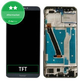 Huawei Honor 9 Lite - LCD Display + Touchscreen Front Glas + Rahmen (Glacier Grey) TFT