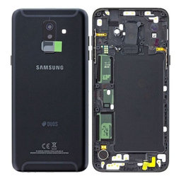 Samsung Galaxy A6 Plus (2018) - Akkudeckel (Black) - GH82-16431A Genuine Service Pack