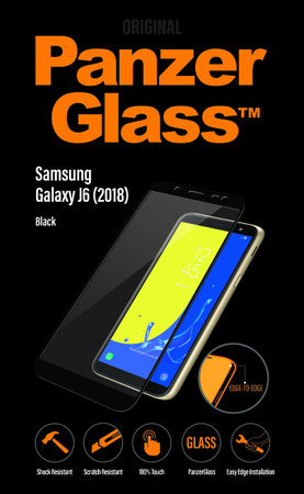 PanzerGlass - Gehärtetes Glas Edge-To-Edge für Samsung Galaxy J6 (2018), black
