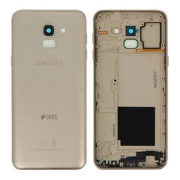 Samsung Galaxy J6 J600F - Akkudeckel (Gold) - GH82-16868D Genuine Service Pack