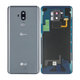 LG G710EM G7 ThinQ - Akkudeckel + Fingerprint Sensor (New Platinum Gray) - ACQ90241013 Genuine Service Pack