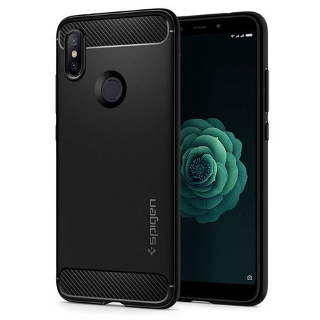 Spigen - Fall Rugged Armor für Xiaomi Mi A2, 6X, schwarz