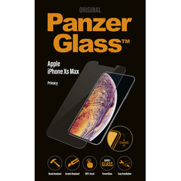 PanzerGlass - Gehärtetes Glas Privacy Standard Fit für iPhone XS Max und 11 Pro Max, transparent