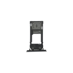 Sony Xperia XZ2 Compact - SIM Steckplatz Slot (Liquid Black) - 1313-0940 Genuine Service Pack