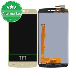 Motorola Moto C Plus XT1723 - LCD Kijelző + Érintőüveg (Gold) TFT