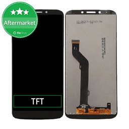 Motorola Moto E5 XT1944 - LCD Kijelző + Érintőüveg (Black) TFT