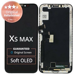 Apple iPhone XS Max - LCD Display + Touchscreen Front Glas + Rahmen Original Refurbished