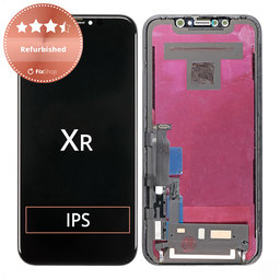 Apple iPhone XR - LCD Display + Touchscreen Front Glas + Rahmen Refurbished